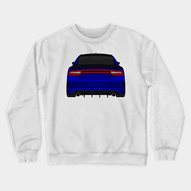 DODGE CHARGER NAVY Crewneck Sweatshirt by VENZ0LIC